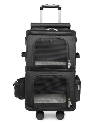 Dual Pet Travel Trolley